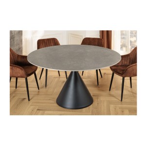 Table VOLTIS grise vu de haut