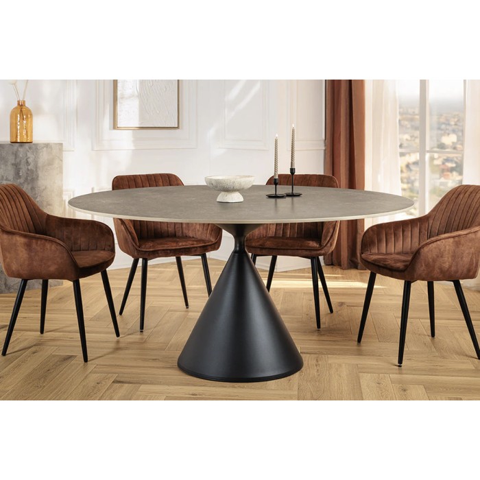 Table VOLTIS grise dans un décor 3D
