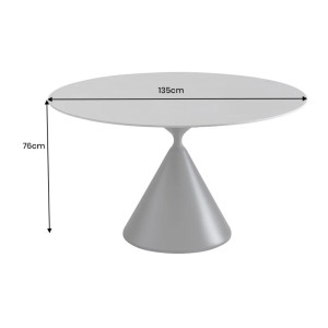 Table VOLTIS grise dimensions