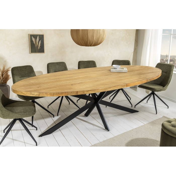 Table ovale SOLARA bois