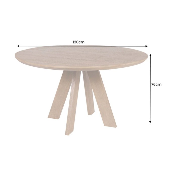 Table ELYA 120 dimensions