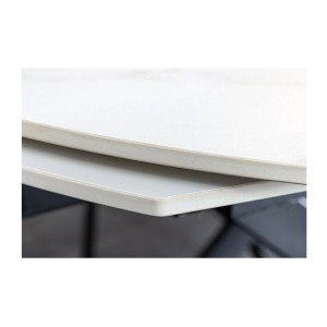 Zoom sur l'extension de la table ATONIA blanche