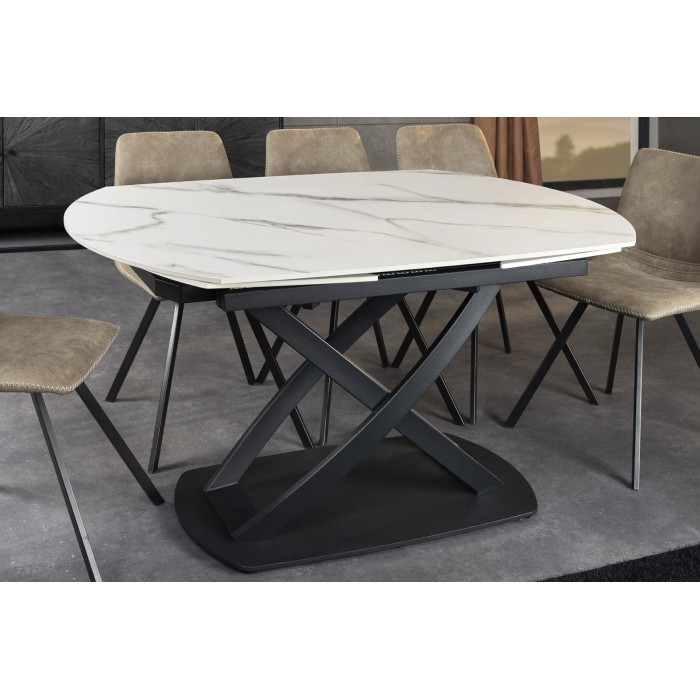 Table ATONIA blanche sur le côté