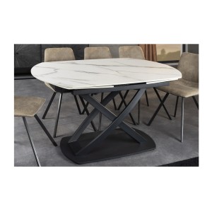 Table ATONIA blanche sur le côté