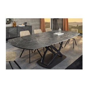 Table ATONIA anthracite dans un décor 3D
