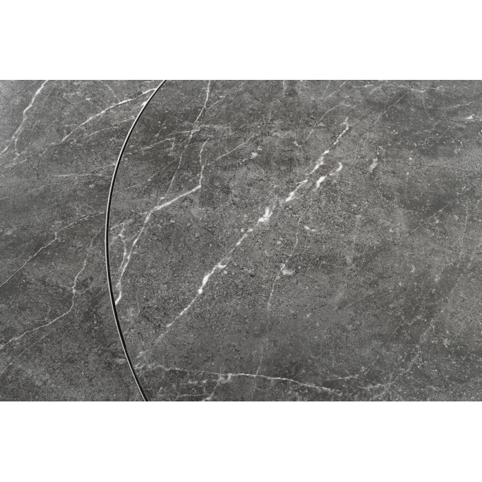 Zoom sur le plateau de la table ATONIA anthracite