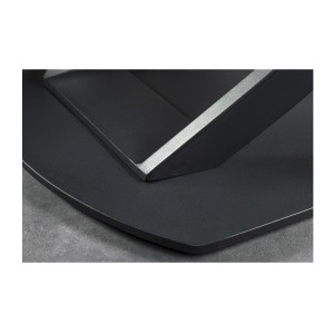 Zoom sur le pied de la table ATONIA anthracite