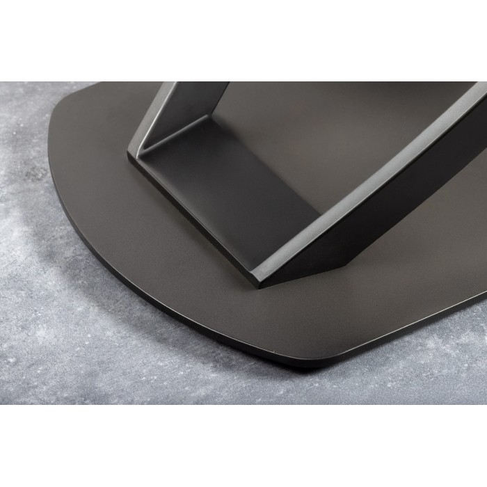 Zoom sur le pied de la table ATONIA bronze