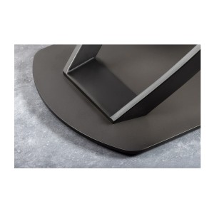 Zoom sur le pied de la table ATONIA bronze