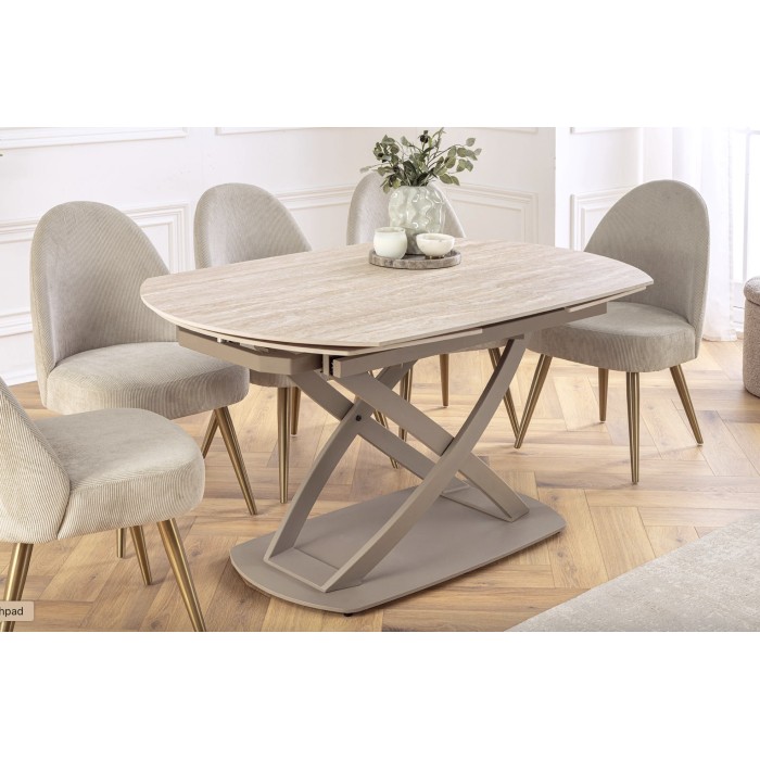 Table ATONIA beige sans extensions