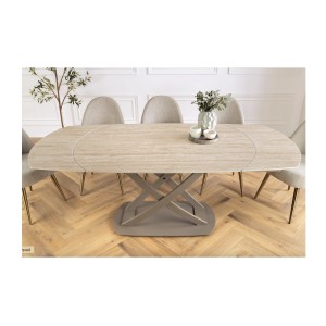 Table ATONIA beige vu de face