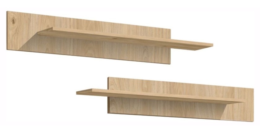 Étagère murale FLY chêne clair