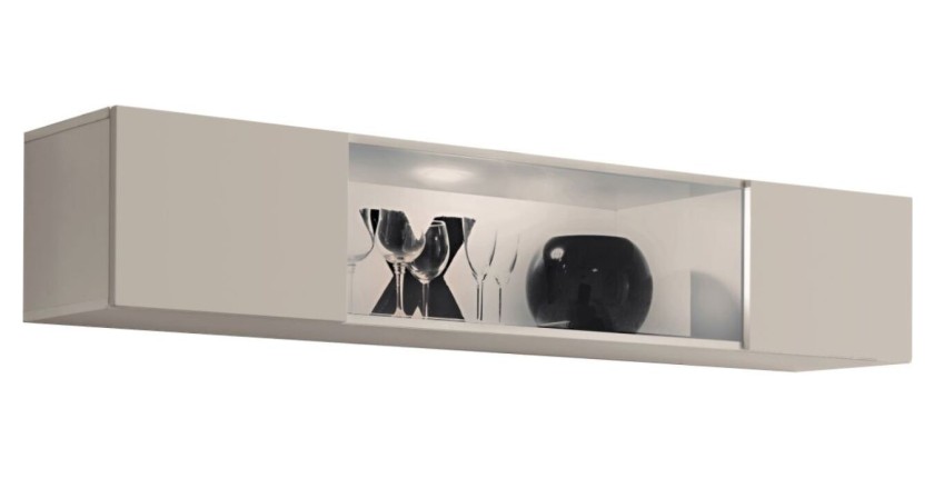 Vitrine horizontale partielle FLY cachemire