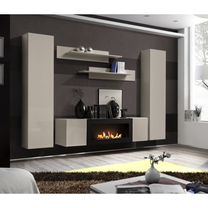 Composition murale opaque FLY cachemire décor 3D